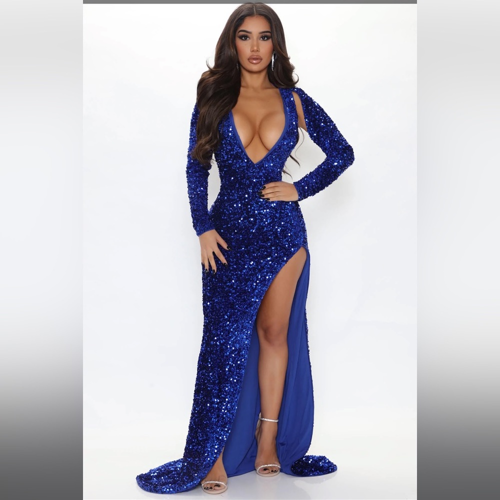 Jaw Dropper Sequin Maxi Dress